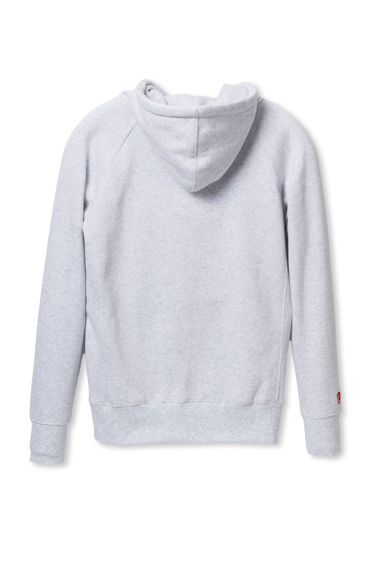 ZIP Hoodie Lysegrå - Bak