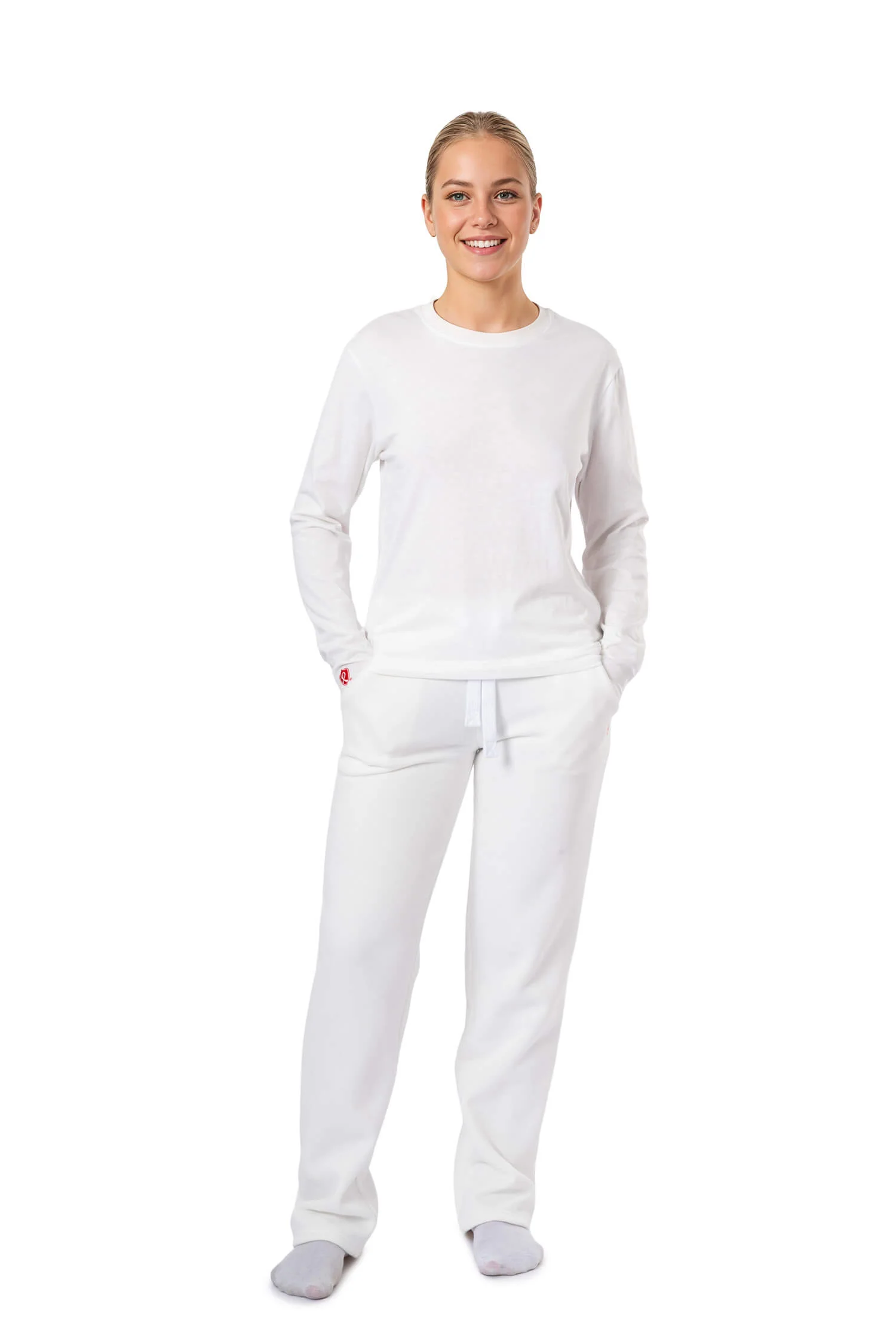 Longsleeve - Modell Hvit Jente