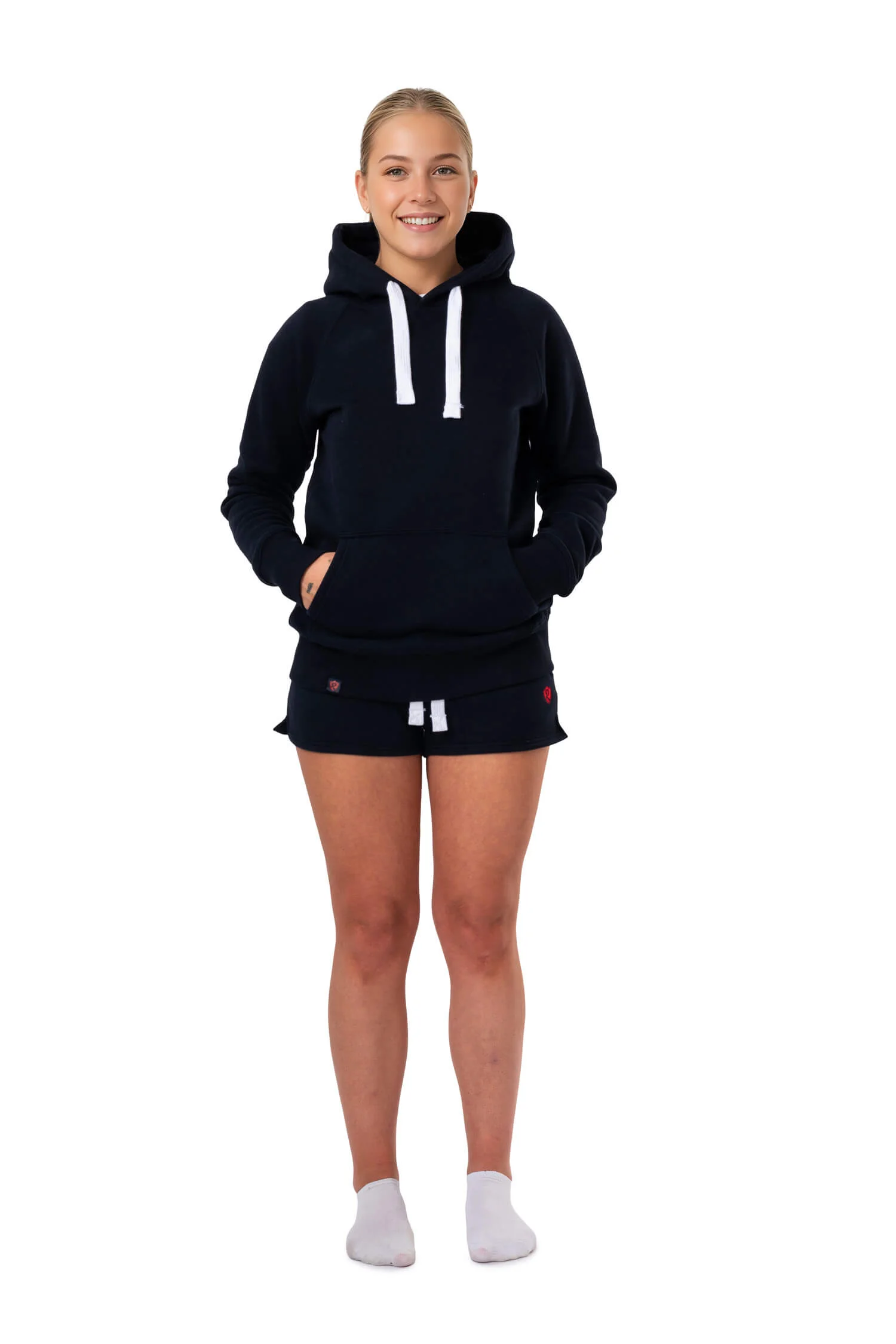 Shorts Girl - Modell Navy Outfit